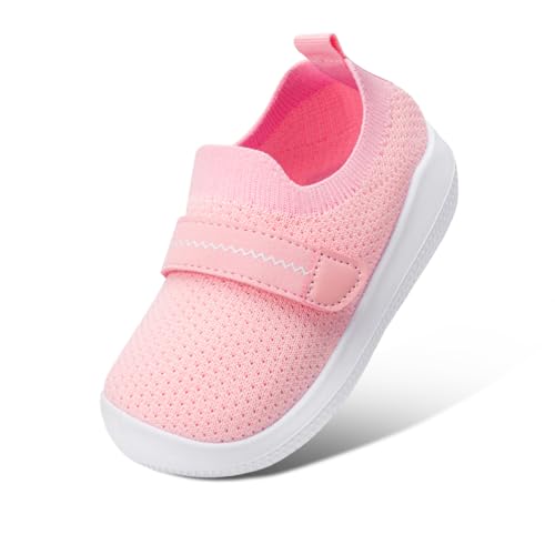 Toddler Walking Shoes Boys Girls Tennis Barefoot Shoes Kids Slip on Sneakers-11582