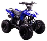 MOUNTOPZ 110cc Four Wheelers 7" Tires Atvs, Red