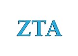 Mallory Holle Officially Licensed Zeta Tau Alpha 8' x 3' Window Decal - Medium Blue