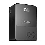 SMALLRIG V Mount Battery VB99, 99Wh / 6800mAh V-Mount Battery with PD 100W USB-C Fast Charging, with D-TAP, USB-A, Dual DC Port, OLED Screen, for Camera, Camcorder, Monitor, Video Light, Black - 3580B