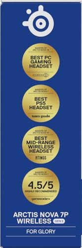 Arctis Nova 7P Wireless Gen 2 -Playstation cuffie da gioco -Controllo app in tempo reale - Oltre 50 h -Driver magnetici al neodimio - Mixabile 2,4 GHz/Bluetooth - PS5,PC,Switch 1/2, Mobile - Cuffia gaming - Immagine 19