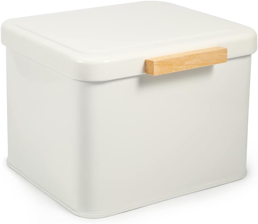 Skywin Metal Laundry Pod Container Holder with Lid