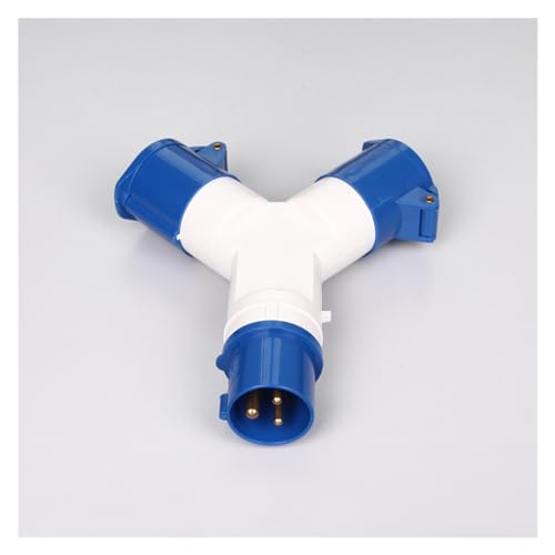Enchufe industrial uno a dos 1012 para conectar dos equipos de 220V simultáneamente 4