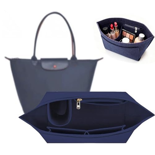 Organizer für Longchamp Tasche,Organizer für Longchamp Pliage M,Taschen Organizer für Longchamp M,Geldbörsen-Organizer für Longchamp,Filz Taschenorganizer mit mehreren Taschen,Handtaschen Organizer