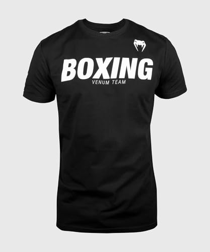 Venum Boxing VT, Maglietta Uomo, Nero/Bianco, L