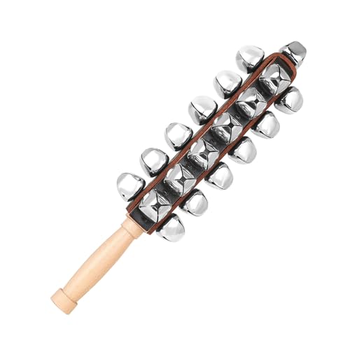 Hochet à main 25 cloches robuste pour spectacles et scènes