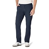 Amazon Essentials Pantalón Chino Elástico Informal Corte Deportivo (Disponible en Tallas Grandes y Largos Especiales) Hombre, Azul Marino Oscuro, 36W / 30L