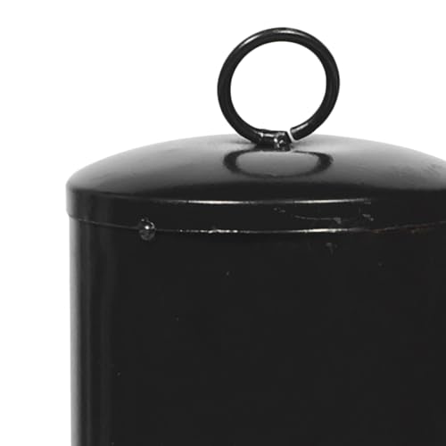 Poteau de sécurité acier 50 cm jaune et noir pour parking - 7