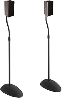 ECHOGEAR Adjustable Height Speaker Stands - Universal Compatibility with Satellite Speakers from Vizio