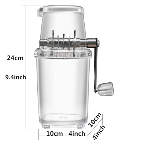 Máquina manual para hacer hielo portátil para hogar miniatura 7