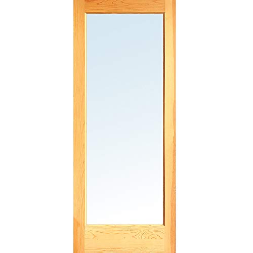 National Door Company ZZ364976 Unfinished Pine, 1 Lite Interior Door