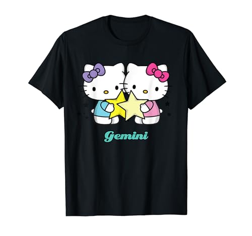 Hello Kitty Gemini - Maglietta con segno zodiacale Maglietta