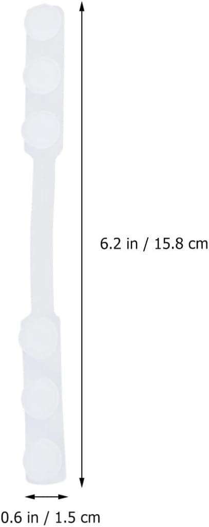 Silicone Mask Ear Hooks Reusable Strap Extender Adjustable Mask Extension Buckle 8pcs Comfortable to Wear Reduces Ear White for Women and Men