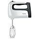 Tefal Prep’Mix+ Handmixer mit Pürierstab, 500 Watt, Schiebeknopf mit 5 Geschwindigkeiten + Turbo, inkl. Zubehör: 2 Schneebesen/2 Knethaken/Pürierstab/Messbecher, weiß/schwarz, HT4611
