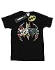 DC Comics Men's Batman Comic Book Logo T-Shirt Black XXXX-Large #1