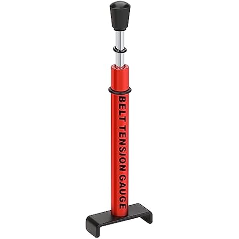 Hromee Belt Tension Gauge 10LbS Specification with L Shaped Pad, Belt Gauge Adjustment Tool for Motorcycle Belt Replacement Cover