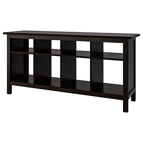 HEMNES mesa consola 40x74 cm negro-marrón
