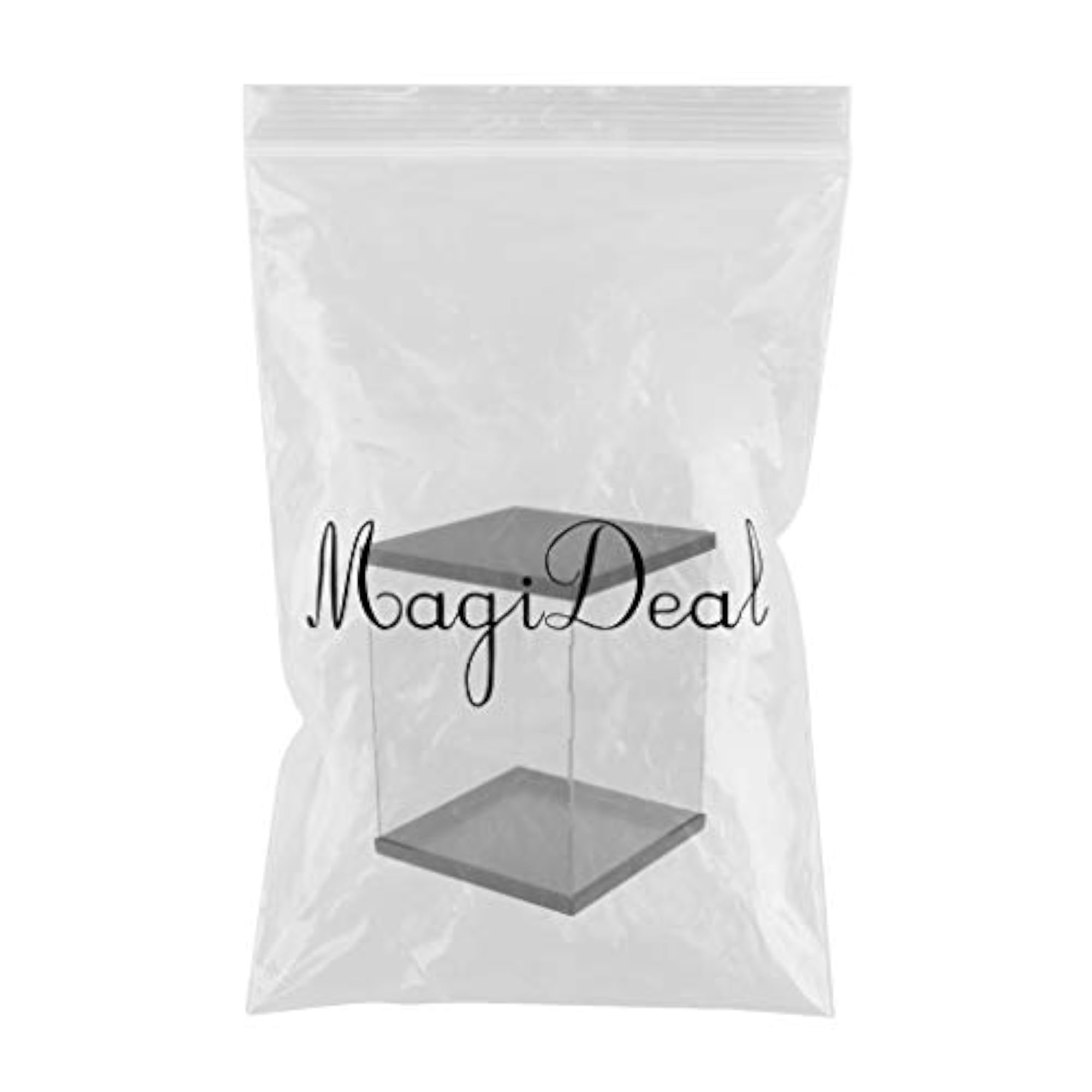 Clear Acrylic Plastic Display Box Case with LED Lights