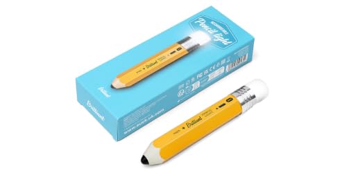 Image of Suck UK - Pencil Light | Table Lamp & Rechargeable Lamp | Desk Accessories & Desk Lamps Office | Cordless Lamp & Bedside Table Lamp | Tables for Bedroom & Office Accessories | Yellow