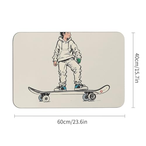 Tapis de sol antidérapant et absorbant en diatomée 60 cm