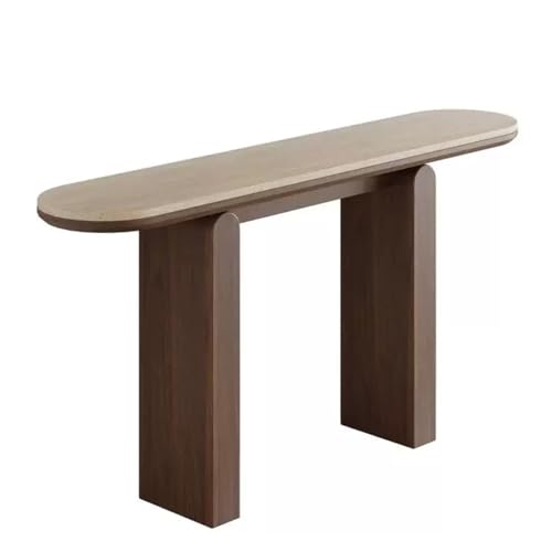 LUNAIZHUO Farmhouse Entryway Table, Narrow Behind Couch Table with Sintered