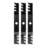 Dibanyou Lawn Mower Deck Mulching Blades for Kubota 70000-00602 70000-25001 76539-34330 K5651-34340 60" Deck B1550 B1750 3 Pack