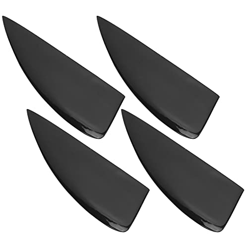 YedaHcy 4Pcs Plastic Surfboard Fin Set for Board Paddle Board, Lightweight Responsive, Maximum Speed, Durably, Includes Accessory