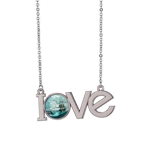 Collier vague d'eau de l'océan en taille M inspiré par la nature sauvage