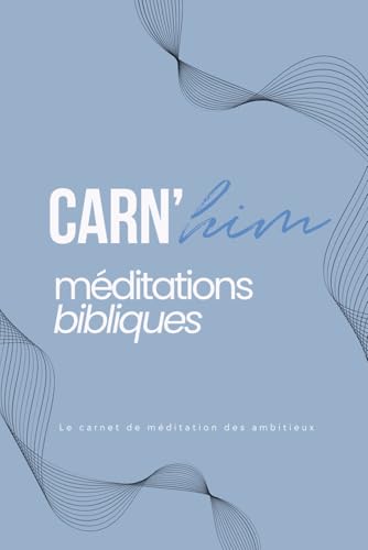 Carnet de méditations bibliques journal de notes et prières chrétiennes - 2