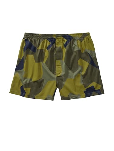 Brandit Boxer Shorts, color: swedish camo, size: M