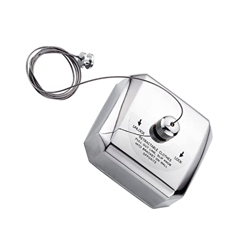 KOMBIUDA Telescopic Clothesline Retractable Clothing Hanging Rope for Indoor Outdoor Use String for Hotels Laundry Rooms Camping and Travel