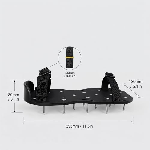 Zapatos Aireadores para Césped con Correas de Acero Inoxidable miniatura 2