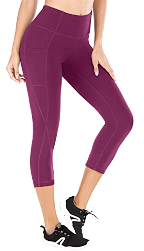 Image of Heathyoga Yoga Pants with Pockets Extra Soft Leggings with Pockets for Women Non See-Through High Waist Workout Leggings