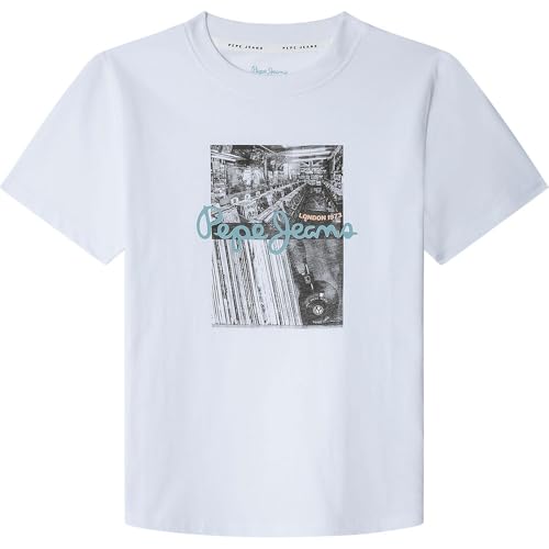 T-shirt Pepe Jeans Wilbert garçon en coton doux haute qualité