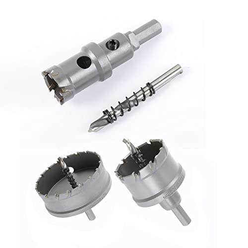SYDARSYN 15mm Carbide Hole Saw with Arbor, TCT Hole Cutter Drill Bit for Stainless Steel Sheet, Metal, Wood - Image 2