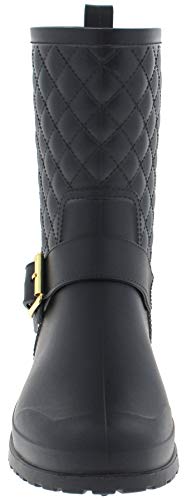 Capelli New York Ladies Matte, Quilted Shaft Mid-Calf Rain Boot2