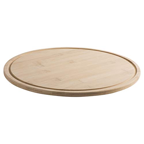 Tabla de cortar redonda de bambú 30.5 cm - pack de 2 miniatura 2