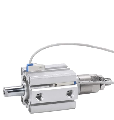 Cylindre pneumatique fin SDAJ80 piston magnétique double effet alésage 80mm compact - 5