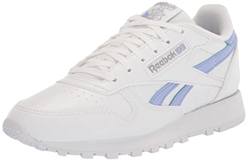 Reebok Women's Classic Leather Sneaker, Vegan Collection/White/Lilac Glow, 9