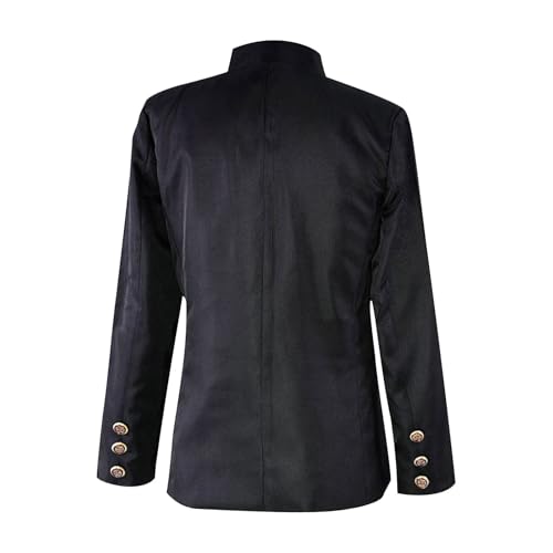 Mens Medieval Halloween Cosplay Jacket Victorian Retro Stage Performence Jacket Renaissance Vintage Coat2