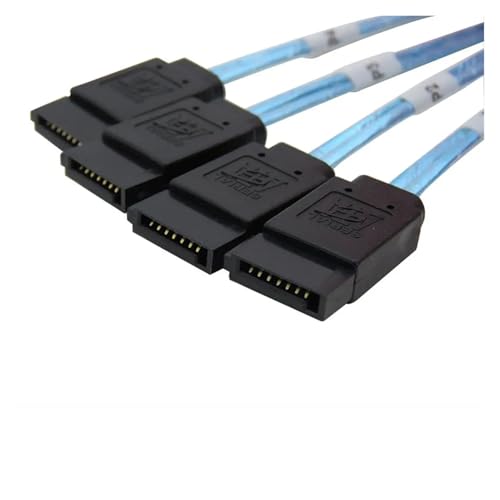 Cable Adaptador S-A-S a SATA 2m 12Gbps miniatura 4