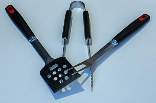 Set de Herramientas para Parrilla Acero Inoxidable 3 Piezas miniatura 1