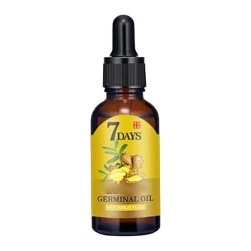 Anti-Caída, Suero para el Crecimiento Del Cabello, Suero Para El Cabello Aceite Esencial Natural Aceite de Germen de Jengibre, Promover el Crecimiento Más Grueso Del Cabello, Tratamiento De La Caída Y