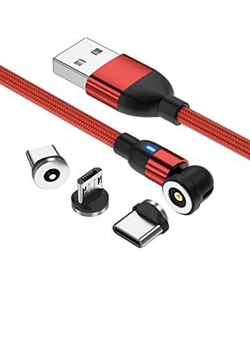 DNY 3in1 Magnetic Cable Compatible with iPhone Android Usbc (2m)