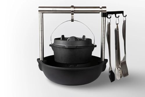 Set de herramientas para parrilla Bola BBQ con soporte colgante miniatura 4