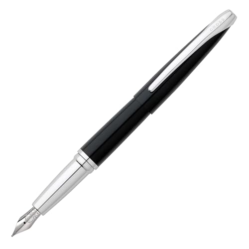 CROSS ATX - Stylo à plume Basalte avec attributs plaqués