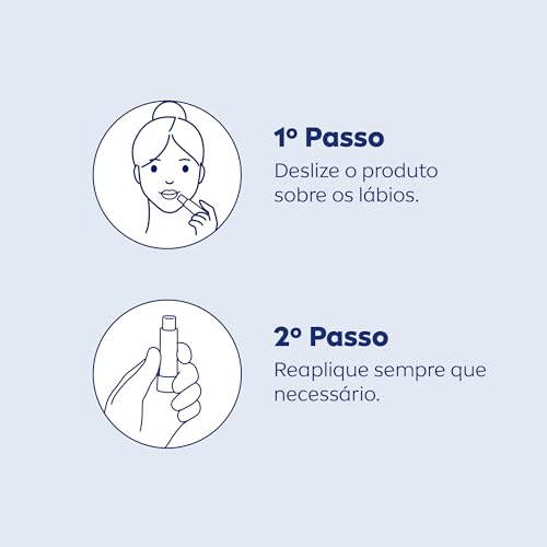 NIVEA Protetor Labial Med Repair FPS15 4,8g - Hidrata e regenera os lábios ressecados e machucados,