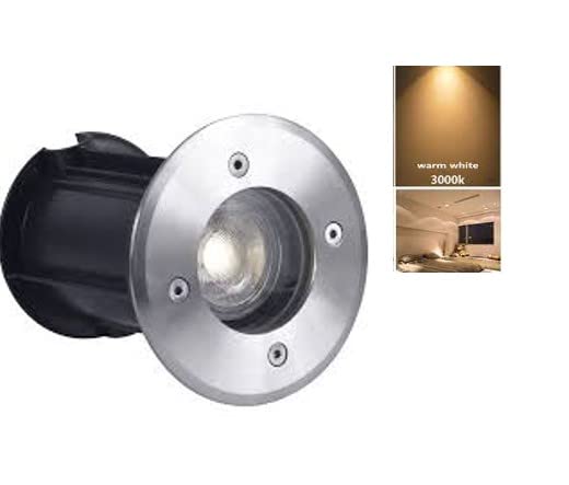 RADIANT LED 3W Outdoor Garden Under Ground Waterproof Burial Light with High-Power Tampered Glass (3W, Warm White - 3000K)-image-33