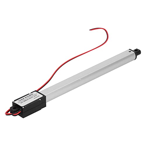 Linear Actuator, 6" Stroke Micro Linear Actuator, Mini Electric Linear Actuator 12V DC Built in Limit Switch, Small Linear Actuator for Sofa Massage Recliner Home Automation (30mm/s-20N)