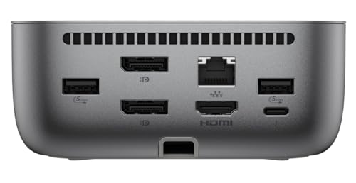 Image of HP 100W Thunderbolt 4 Dock Port Replicator Bundle with DKZ Hub (Universal Thunderbolt /USB-C Docking Station, Single Cable for Charging, Data Transfers to Any Brand Laptop)
